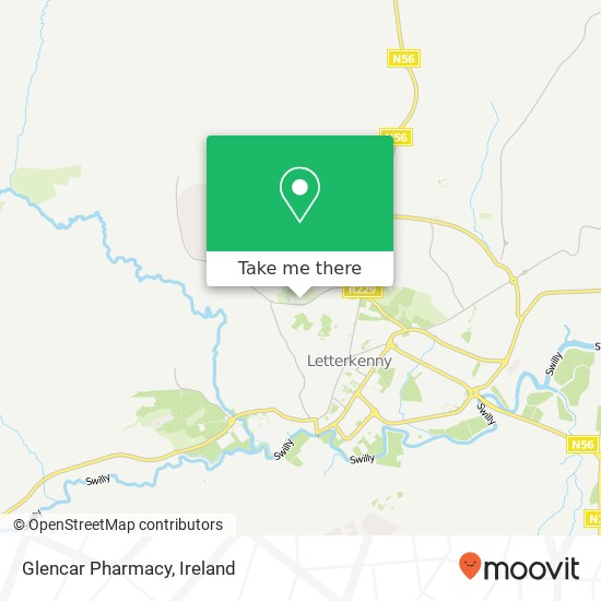 Glencar Pharmacy map