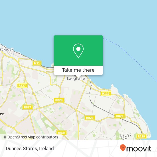 Dunnes Stores map