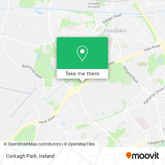 Corkagh Park map