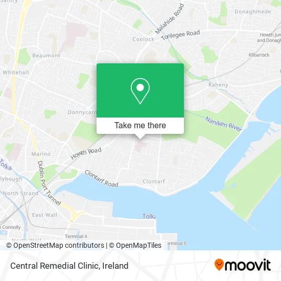 Central Remedial Clinic map