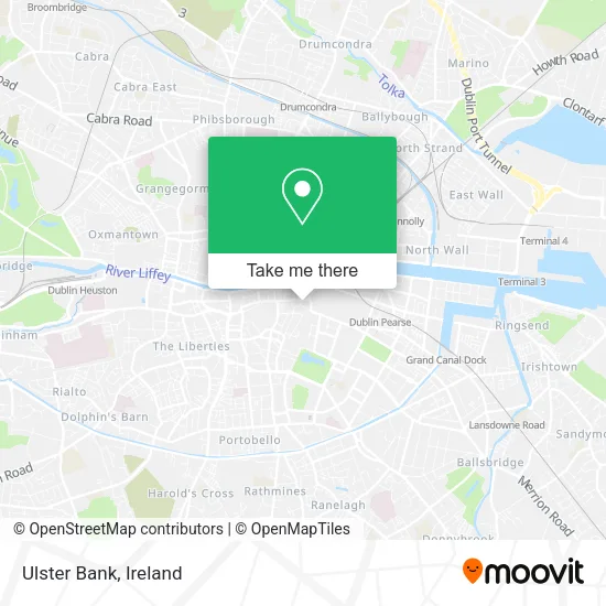 Ulster Bank map