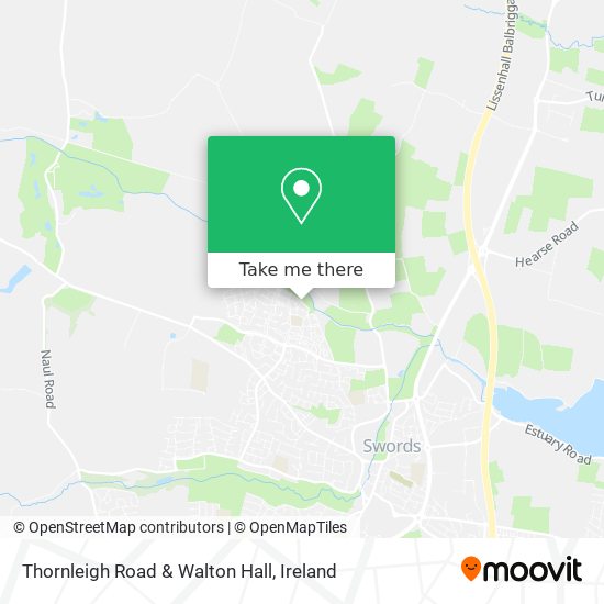 Thornleigh Road & Walton Hall map