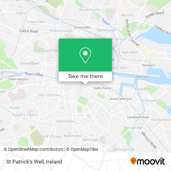 St Patrick's Well map