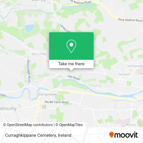 Curraghkippane Cemetery map