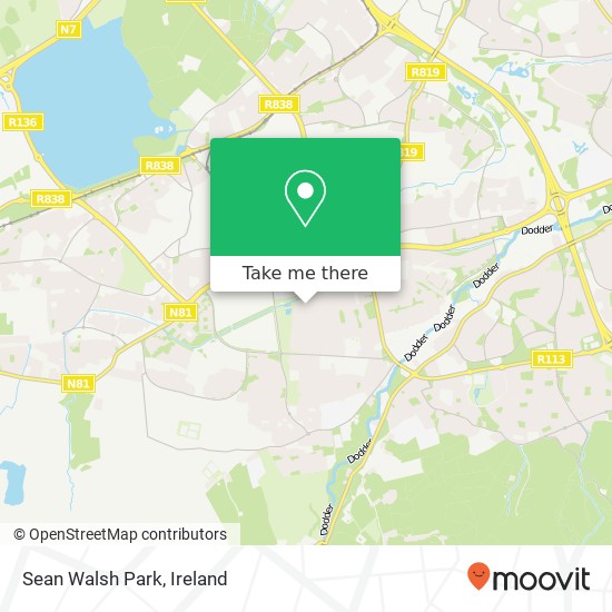 Sean Walsh Park map