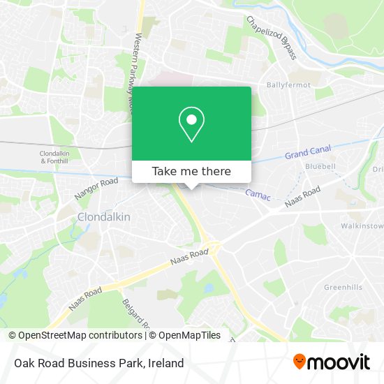 Oak Road Business Park map