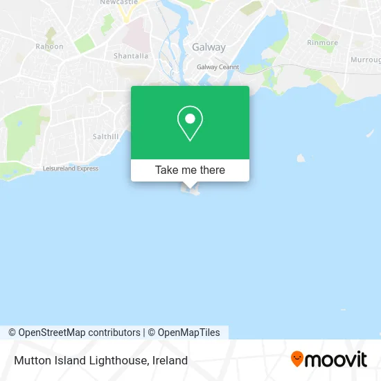 Mutton Island Lighthouse map