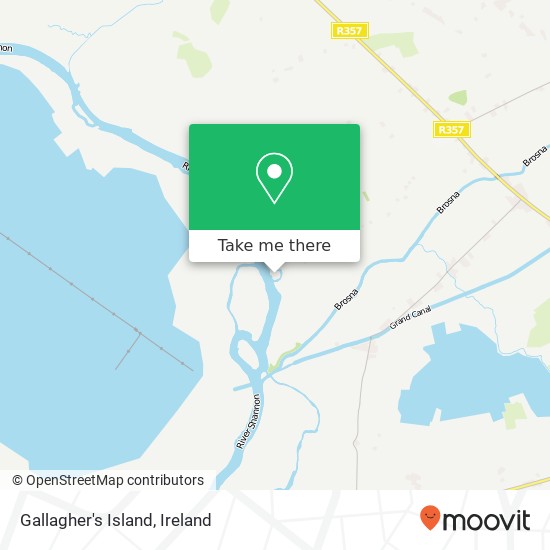Gallagher's Island map