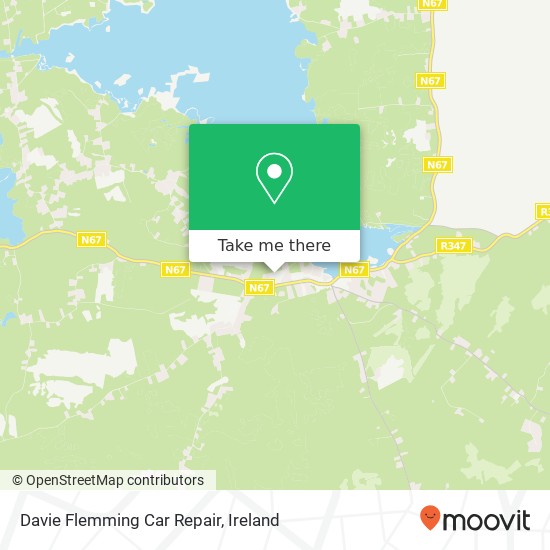 Davie Flemming Car Repair map