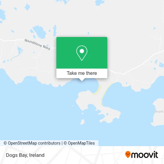 Dogs Bay map