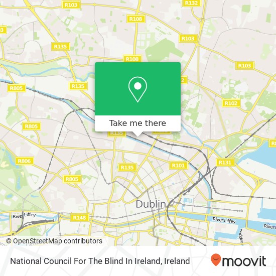 National Council For The Blind In Ireland map