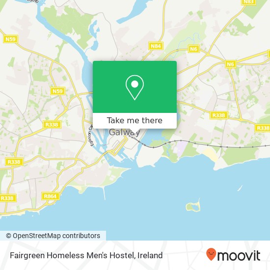 Fairgreen Homeless Men's Hostel map