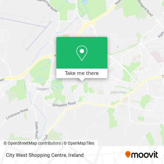 City West Shopping Centre map