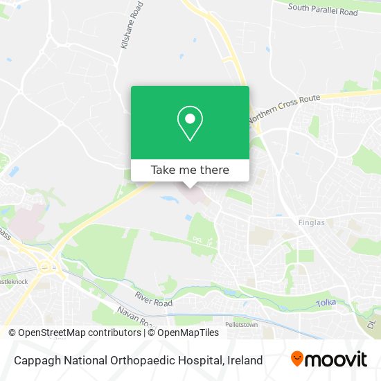 Cappagh National Orthopaedic Hospital map