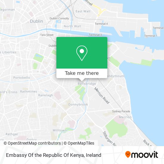 Embassy Of the Republic Of Kenya map