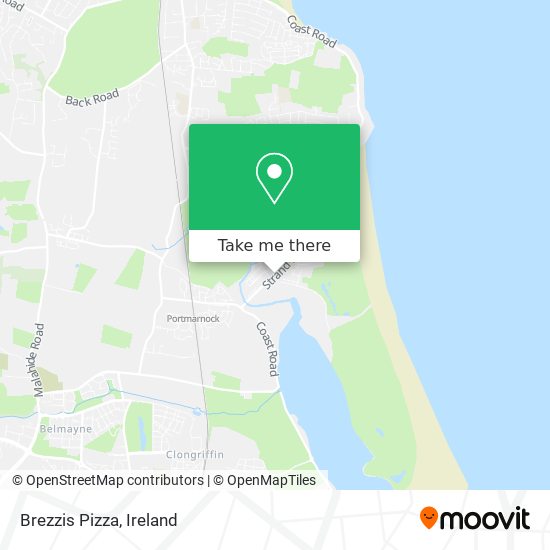 Brezzis Pizza map