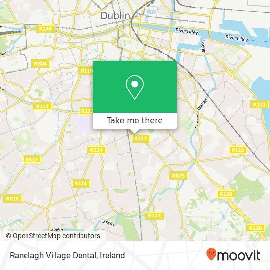 Ranelagh Village Dental map