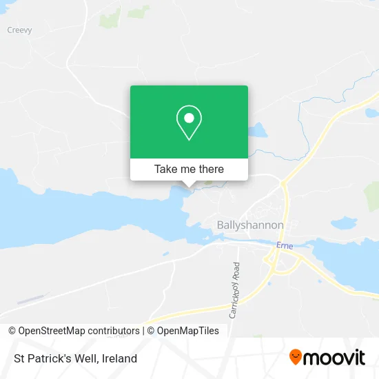 St Patrick's Well map