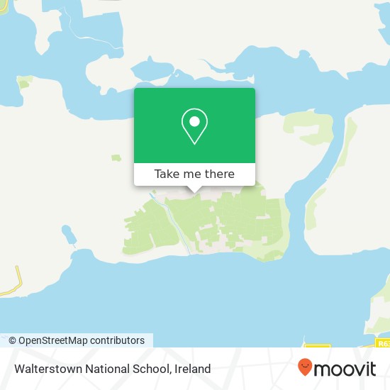 Walterstown National School map