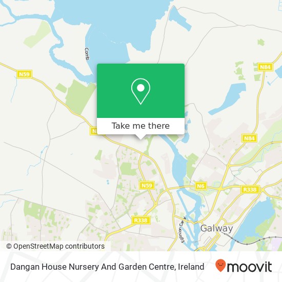 Dangan House Nursery And Garden Centre map