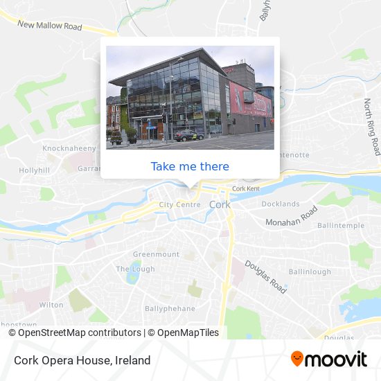 Cork Opera House map