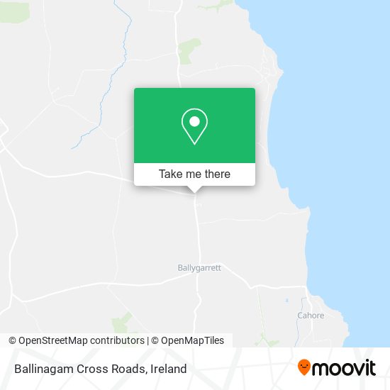 Ballinagam Cross Roads map