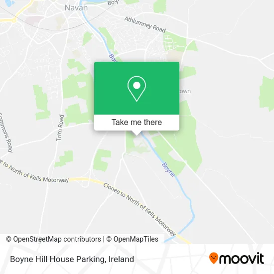 Boyne Hill House Parking map