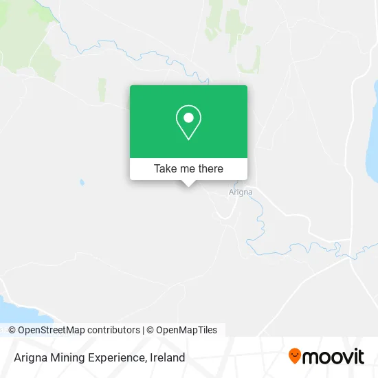 Arigna Mining Experience map