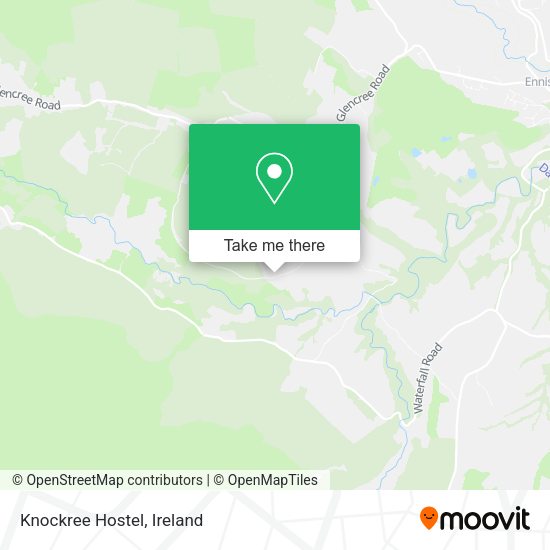 Knockree Hostel map