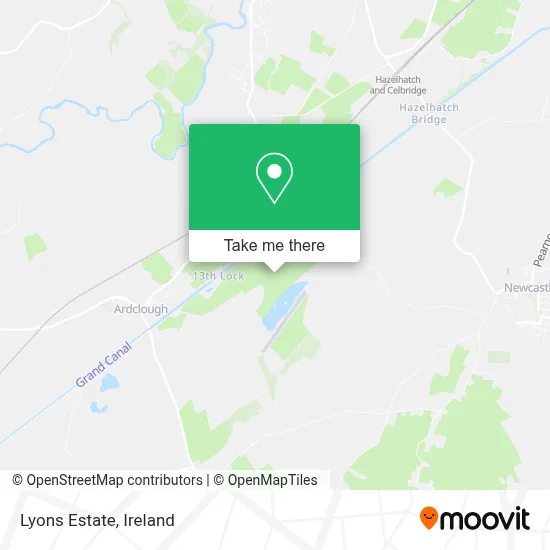 Lyons Estate map