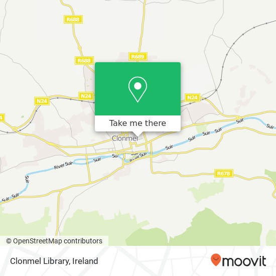 Clonmel Library map