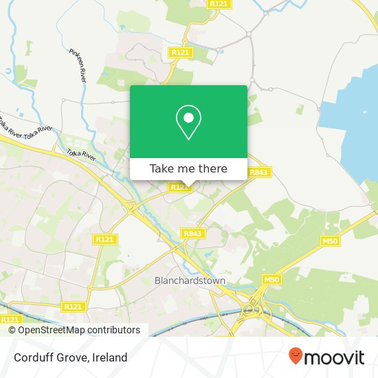 Corduff Grove map