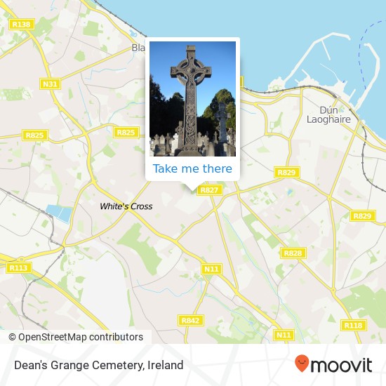 Dean's Grange Cemetery plan