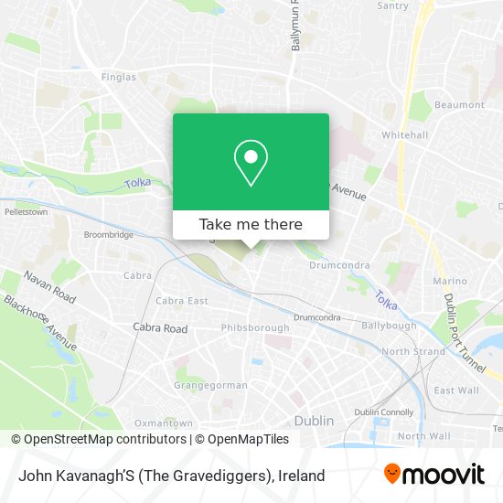 John Kavanagh’S (The Gravediggers) map