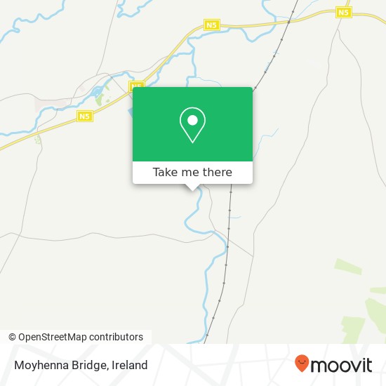 Moyhenna Bridge map