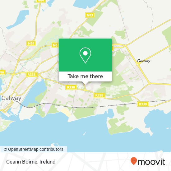 Ceann Boirne map