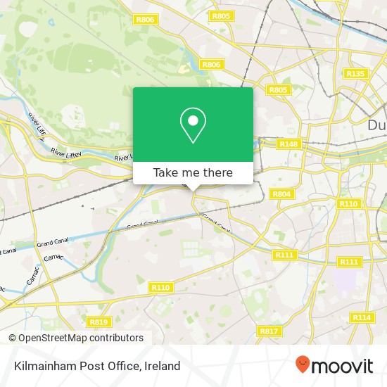 Kilmainham Post Office map