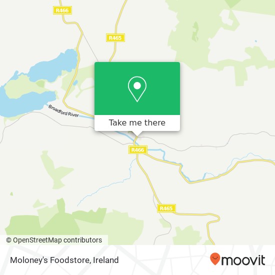 Moloney's Foodstore map