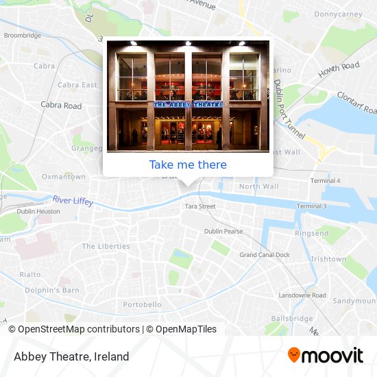 Abbey Theatre map