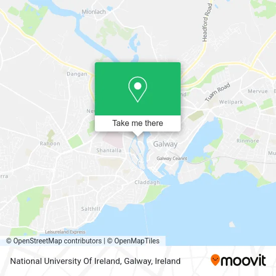 National University Of Ireland, Galway map
