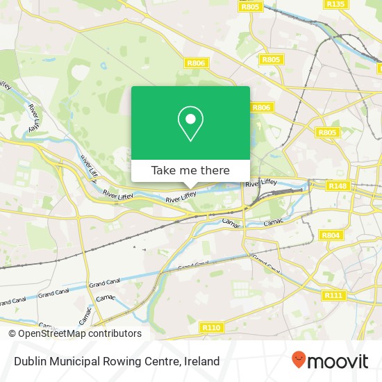 Dublin Municipal Rowing Centre map