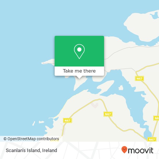 Scanlan's Island map