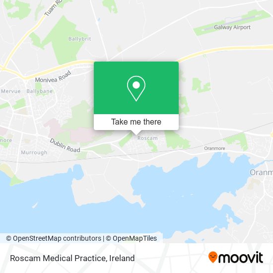 Roscam Medical Practice map