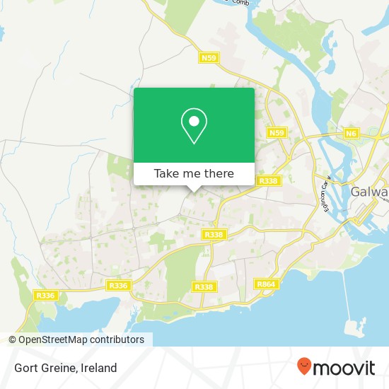 Gort Greine map