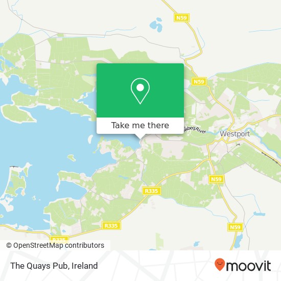 The Quays Pub map