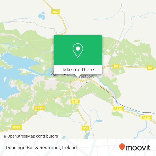 Dunnings Bar & Resturant map