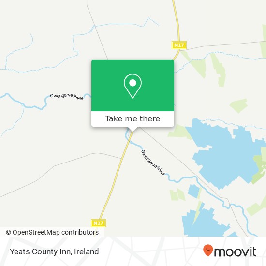 Yeats County Inn map