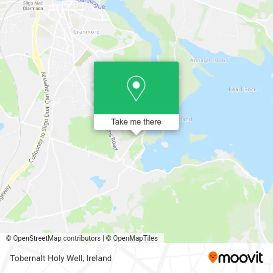 Tobernalt Holy Well map