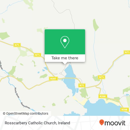 Rosscarbery Catholic Church map