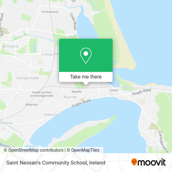 Saint Nessan's Community School map